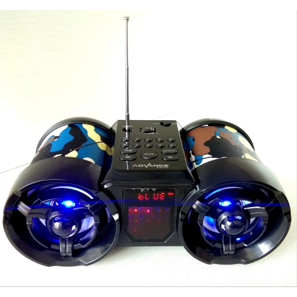 Portable Speaker musik mp3 player music box teropong Advance tentara