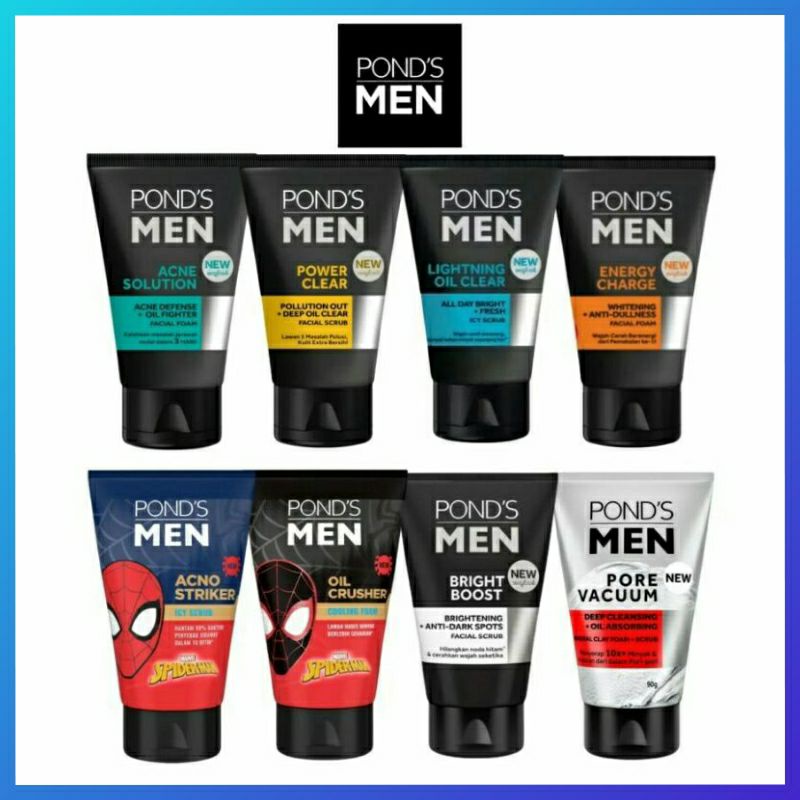 Ponds Men Facial Foam 100 gr Sabun Cuci Muka