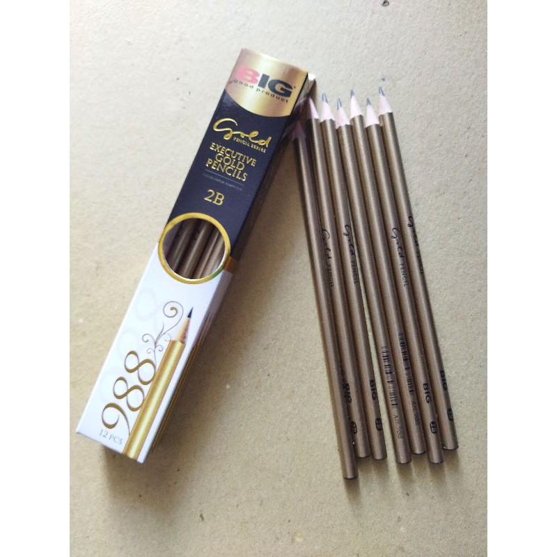 

PENSIL GOLD BIG PENSIL 2B PENSIL UJIAN PENSIL 2B big Gold