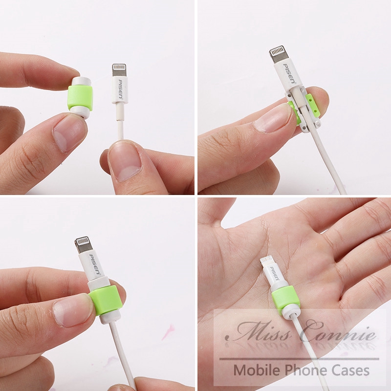 5pcs Pelindung Kabel Data / Charger USB untuk iPhone / Samsung / Oppo / Vivo / Xiaomi