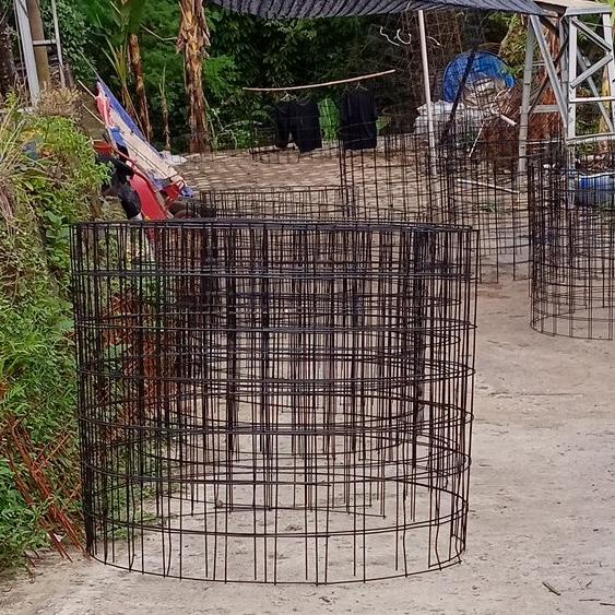 Buruan serbu] Rangka besi Wiremesh kolam ukuran 4 x 2 x 1 m