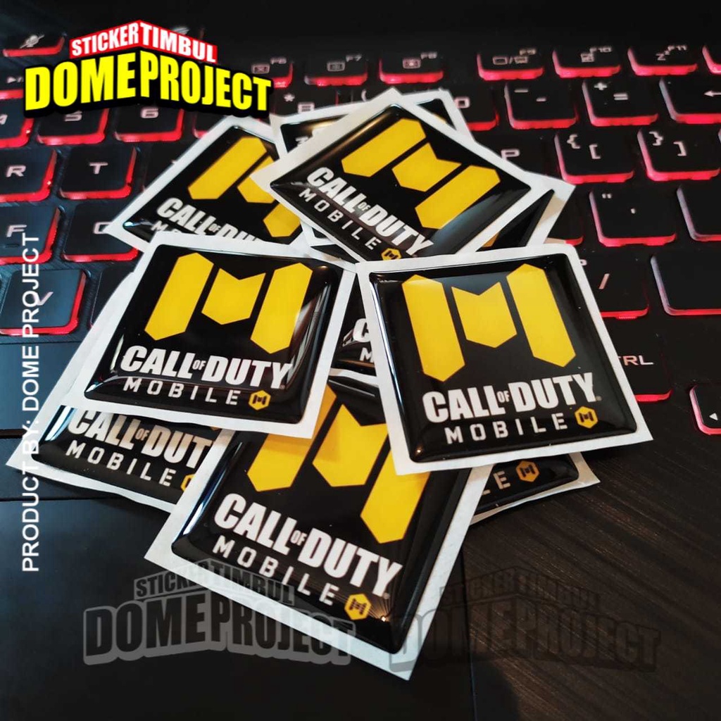 [PROMO BUY 3 GET 1] CALL OF DUTY MOBILE STICKER MOTOR RESIN TIMBUL AKSESORIES MOTOR STICKER MOTOR CASING HP