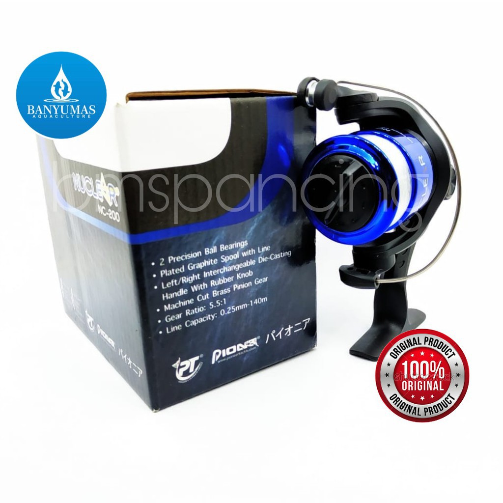 [COD] Reel Pioneer Nuclear NC 200 Biru Banyumas Aquascape