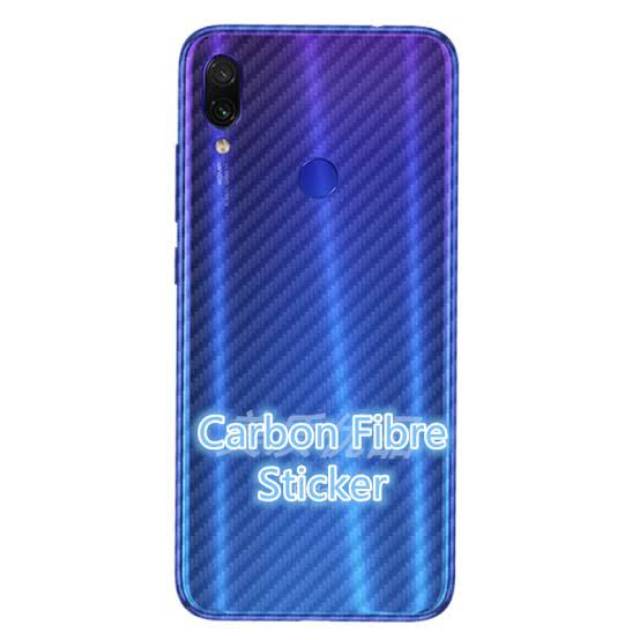 Realme 5 / 5 pro CARBON 3D BACK SKIN PROTECTOR / garskin / pelindung belakang / stiker hp