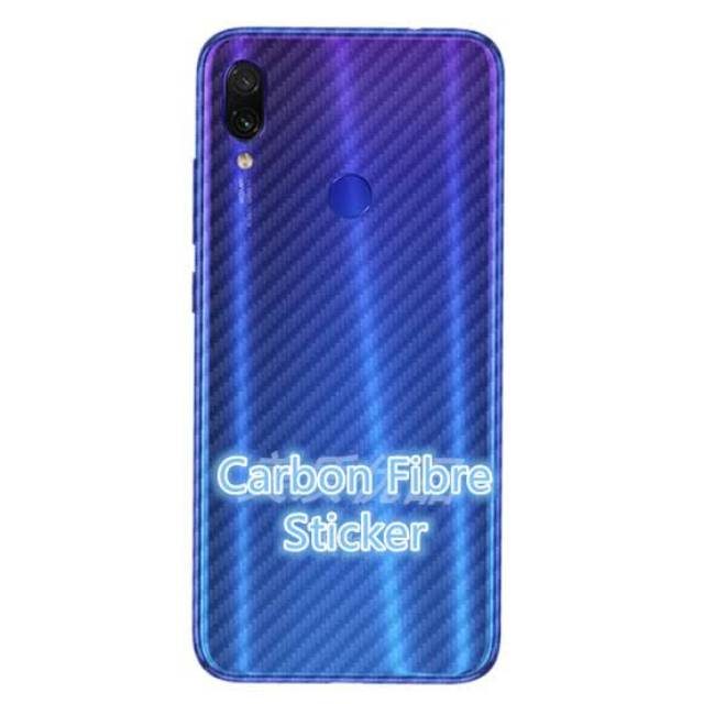 Carbon 3D skin protector REALME 5 / 5 PRO - anti gores pelindung belakang