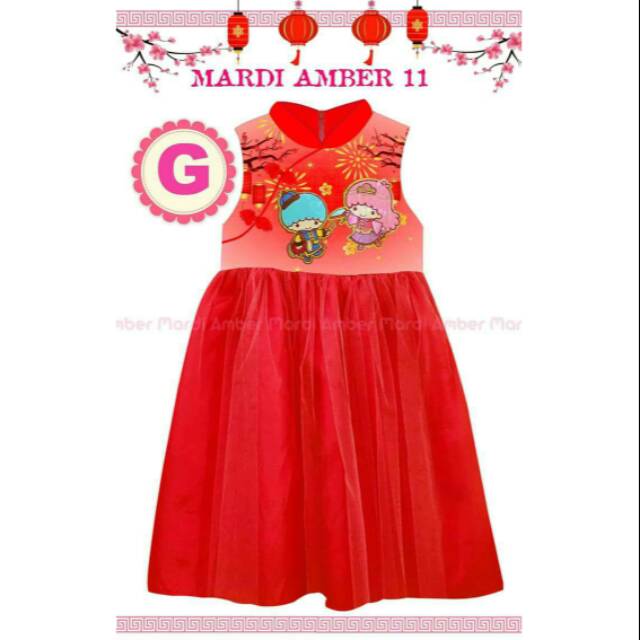 Dress Anak CNY Mardi Amber