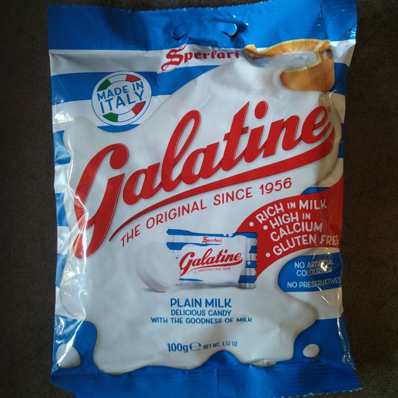 

SPERLARI GALATINE PLAIN MILK CANDY GLUTEN FREE 100GR