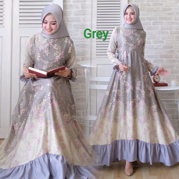new order 2019      maxi batik wanita - baju gamis wanita      bobmart