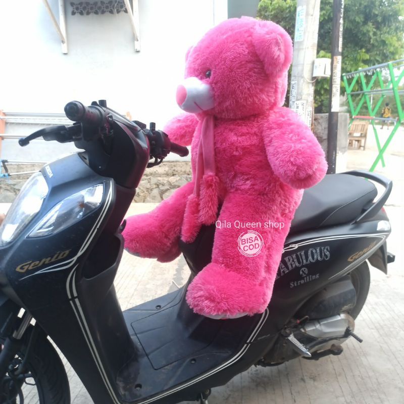 boneka TEDDY BEAR JUMBO TELAPAK ISTIMEWA 90CM