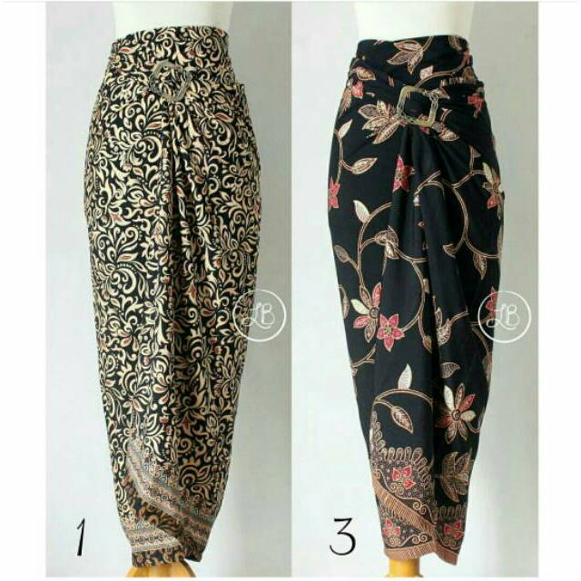 BEST SELLER Rok  Lilit Serut  Motif Bunga Batik  Etnik Modern 