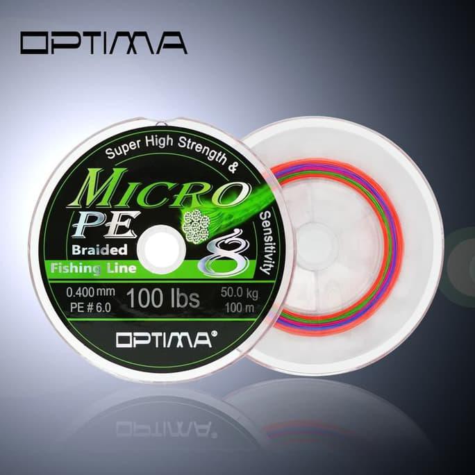 SENAR PANCING PE X8 OPTIMA MICRO 100m - PE0.8 012mm