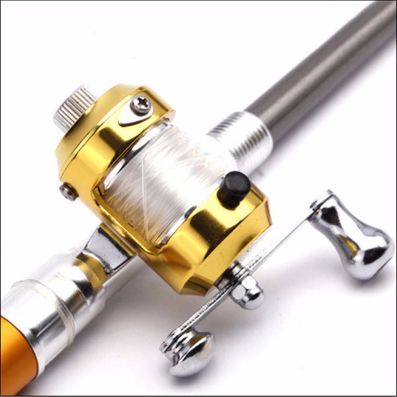 Fishing Rod Pen Mini Pocket Fish Alat Pancing Ikan Pancingan Saku