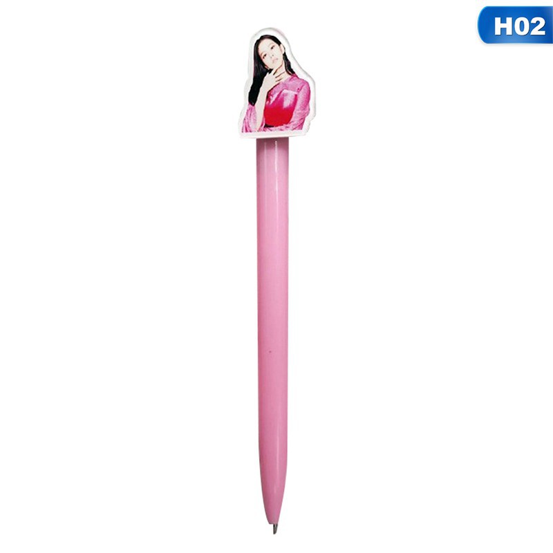 

Perlengkapan Sekolah Yo Yo [Bayar Di Tempat]Kpop Blackpink Ballpoint Pen Black Ink Writting Gel