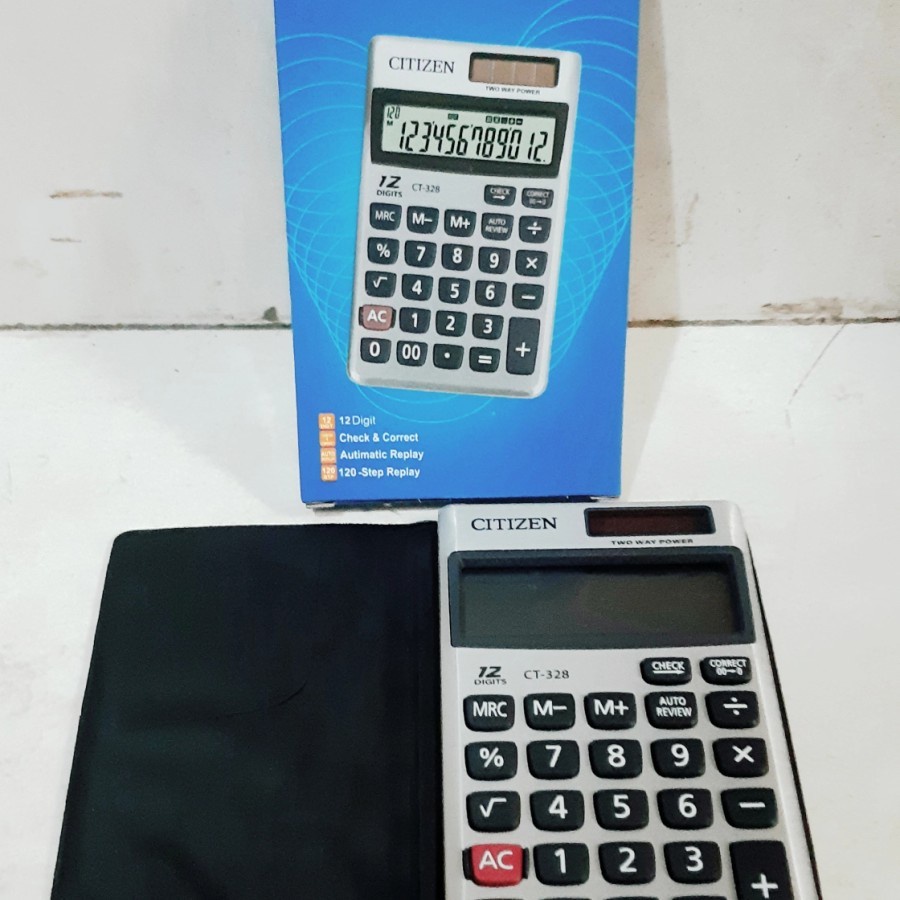 

Kalkulator Citizen CT-328 12Digit CoverBook Mini