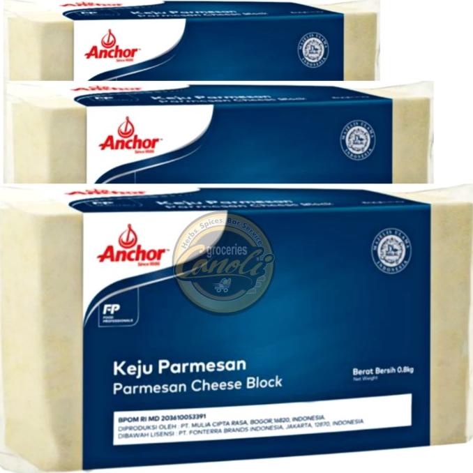 

(BISA COD) Keju Parmesan Anchor 800 g (Packing Ori Non Potongan) NEW Kode 1340