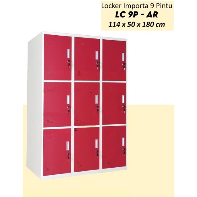 

SALE NOW LOKER LOCKER BESI 9 PINTU BESAR MASUK HELM DISCOUNT
