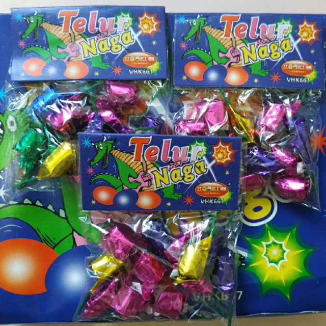 MAINAN ANAK - ANAK JAGUNG  DINO PRETEK Telur Naga telur dinosaurus Cabe 12pcs/bks( SATUAN / ECERAN / BOX ) TELUR DINO KEMBANG API