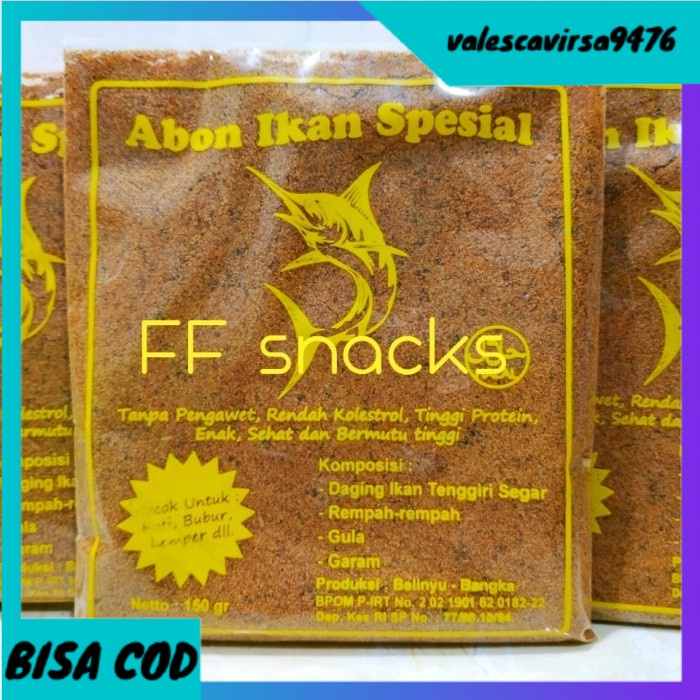 

⭐BISA COD⭐ Abon Ikan Tenggiri Special Asli Bangka