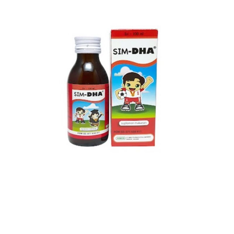 SIM DHA SIRUP 100ML // SIM DHA VITAMIN OTAK DAN MULTIVITAMIN ANAK