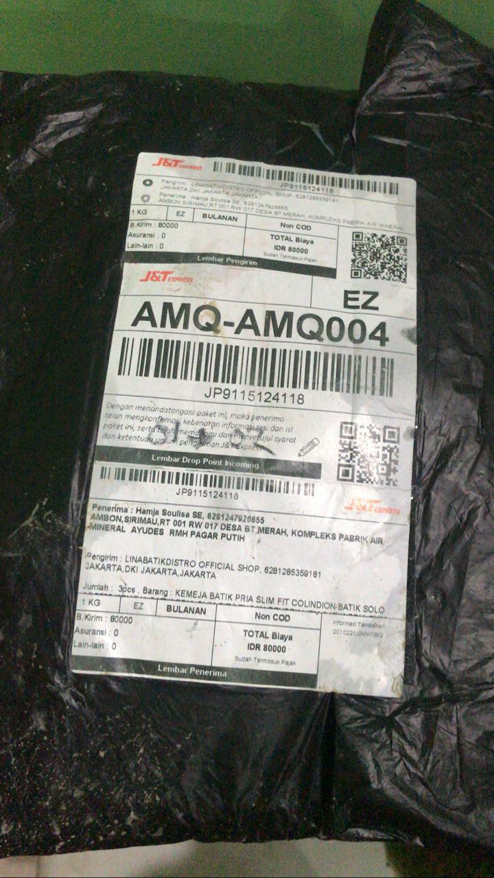 Kemeja Batik Pria Slim Fit Hem Batik Pria Slimfit Luigibatani Elegan Cbs679