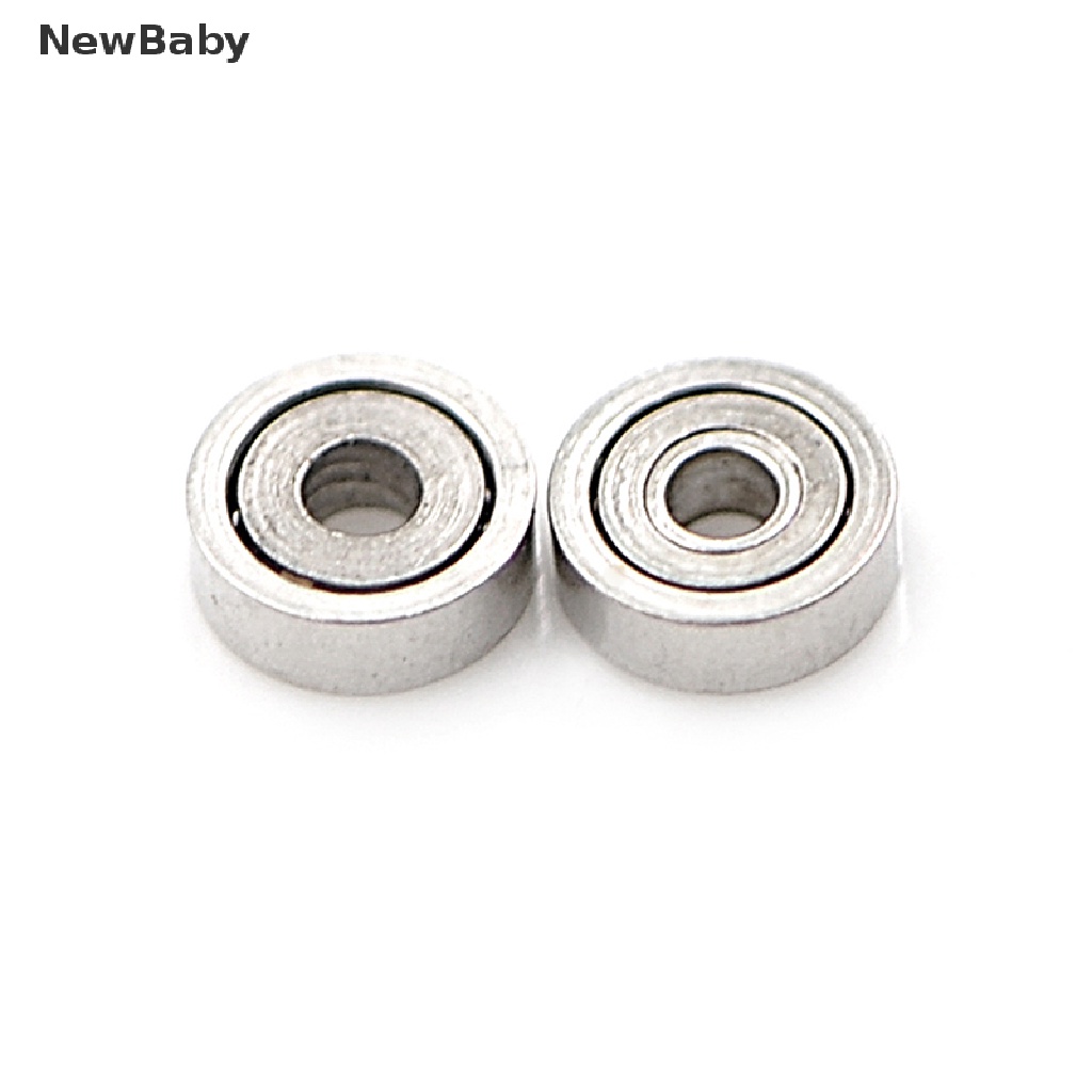 Newbaby 10pcs 681ZZ Miniatur Bola Bearing Metal Mini 1x3 X 1mm