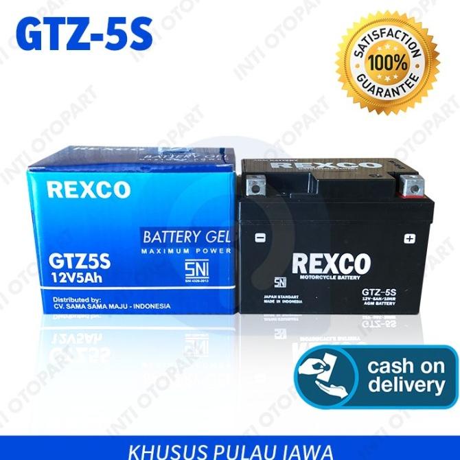 Buruan beli] Aki Motor Honda Vario 110 Matic REXCO RBTZ-5S