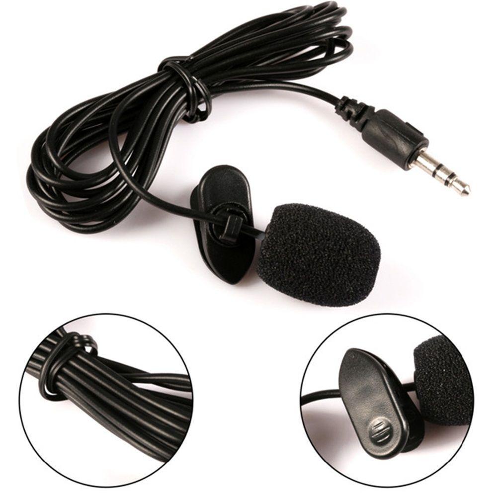 POPULAR Populer Mikrofon Smartphone Kabel Kondensor Lavalier Mic Untuk Rekaman PC Telepon