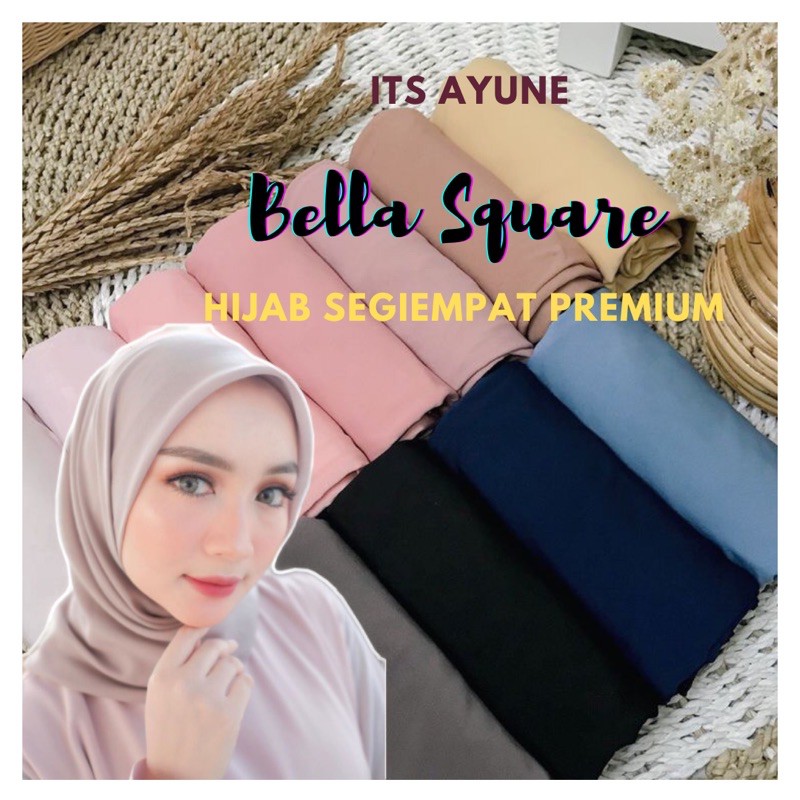 Bella Square Jilbab Segiempat Hijab Segiempat Sehari Hari Premium