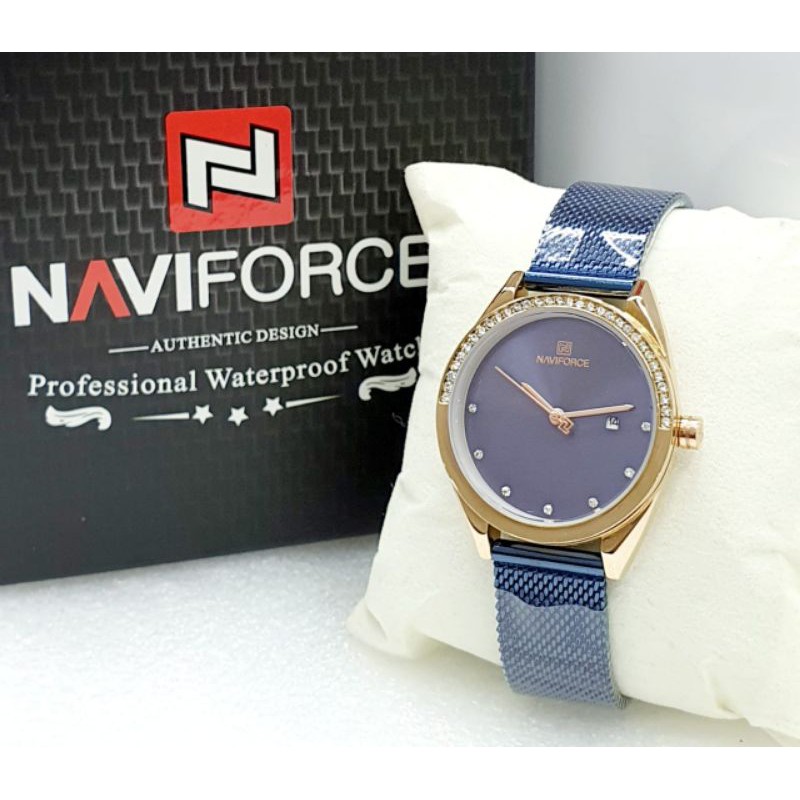 Jam Tangan Wanita Naviforce Original 5015 Tahan Air Garansi 1 Tahun Gratis Ongkir COD