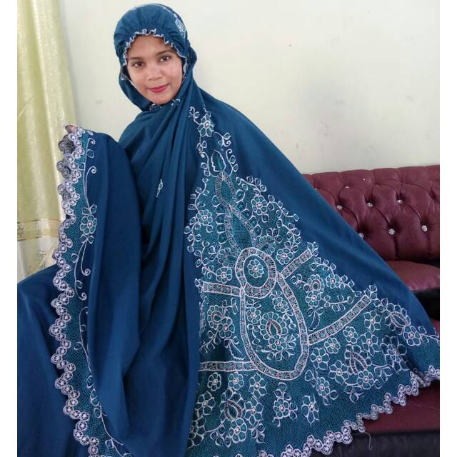 Mukena bordir cantik dan bagus edisi mahar khas bukittinggi