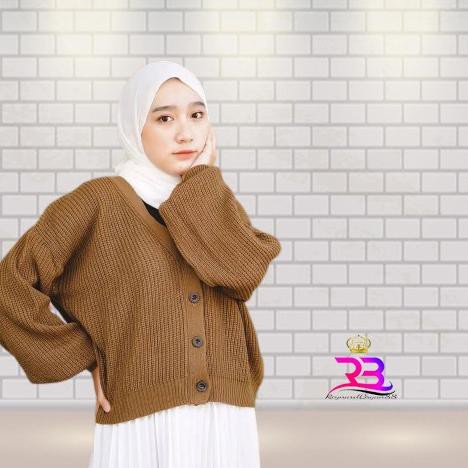 CARDIGAN RAJUT LENGAN PANJANG HITZ