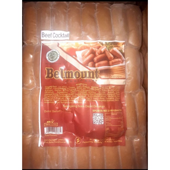 

Sosis Sapi Cocktail Sausage Frozen Food Belmount