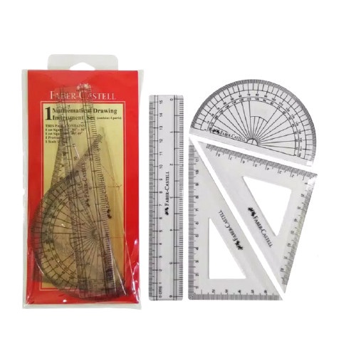 

Terlaris Mathematical Drawing Instrument Faber Castell (Penggaris Matematika) Terlaris