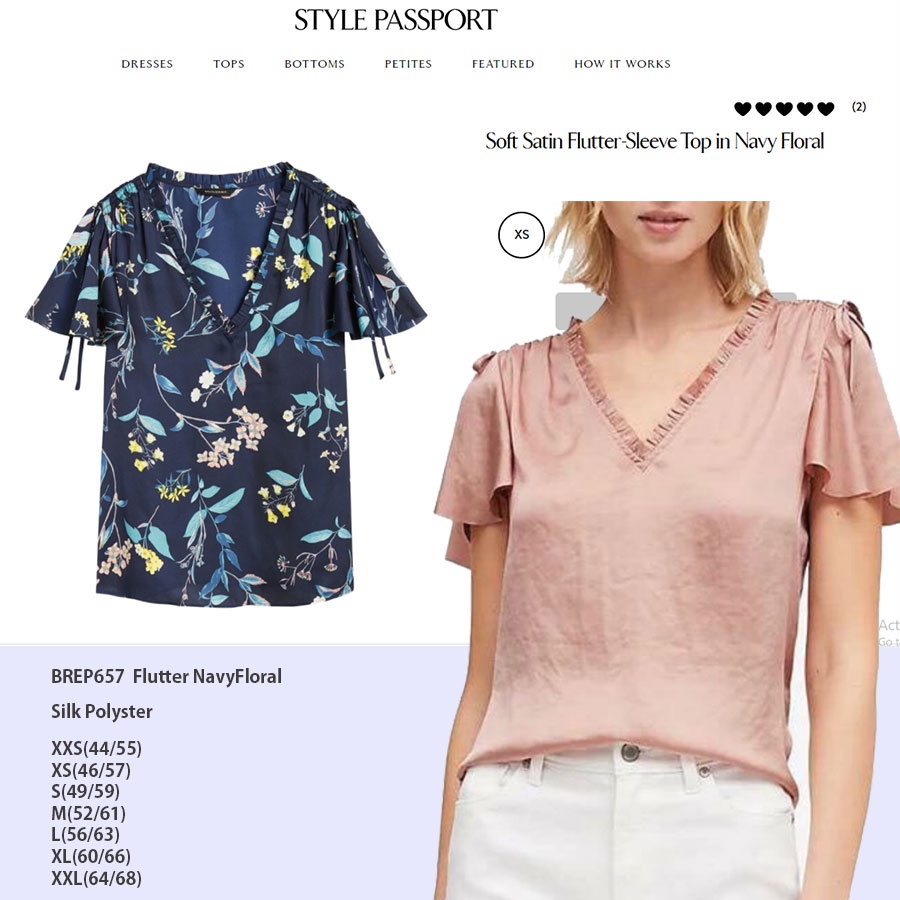 BANANAREPUBLIC FLUTTERSLEEVE BLOUSE-2