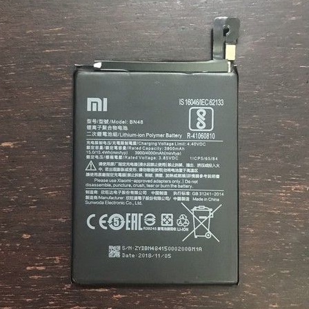 Baterai Xiaomi Redmi note 6 Pro BN 48 BN48