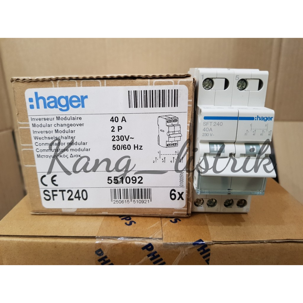 COS Hager 2Phase 40A SFT240