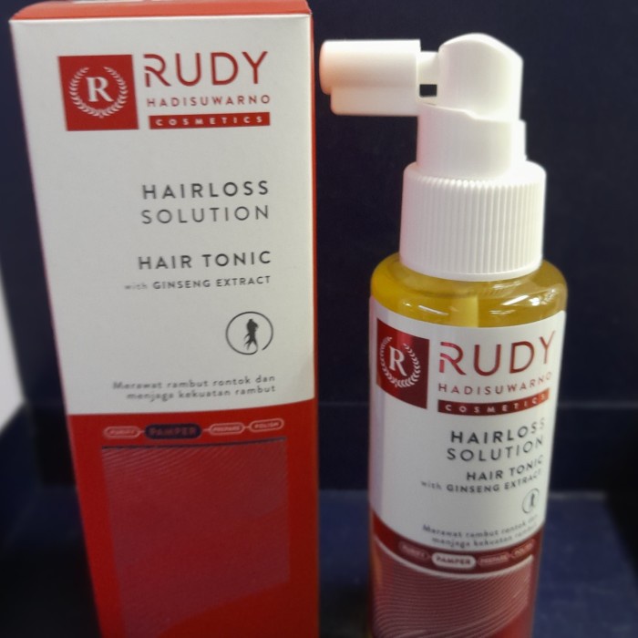 Rudy Hadisuwarno Hairloss Solution Hair Tonic With Ginseng Extract (Kemasan Baru)