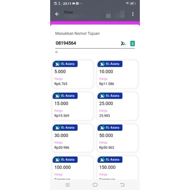 Script pulsa semua operator
