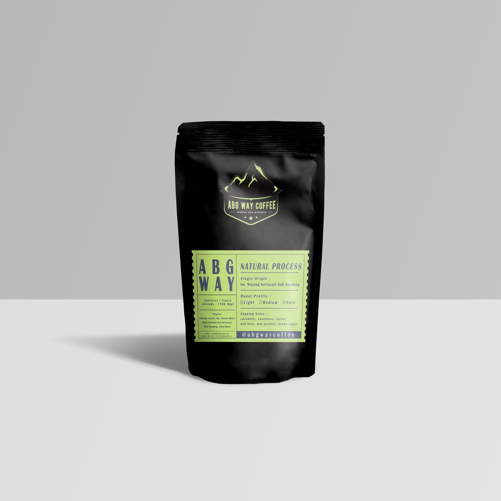 

NATURAL PROCESS - ABG WAY COFFE - COFFEE ARABICA GN. WAYANG