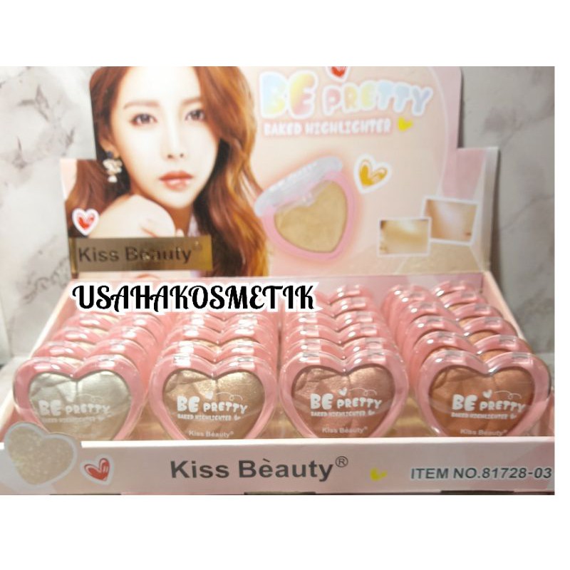 BEST SELLER HIGLITER  SWEET CHECK | BE PRETTY BAKED KISS BEAUTY NO.83503 | 81728-03/8134