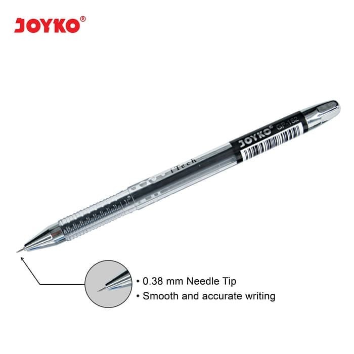 

Gaya Gel Pen / Pulpen / Pena Joyko Gp-182 / I-Tech / 0.38 Mm Terbatas