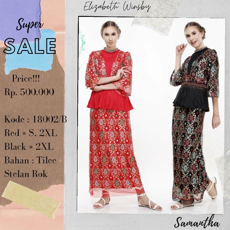 [SALE] SAMANTHA SETELAN ROK FASHION MUSLIM FASHION MUSLIM PESTA