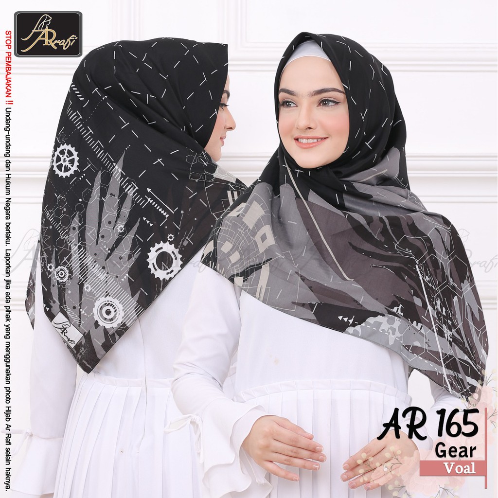 AR 165 VOAL  GEAR ORI HIJAB AR RAFI
