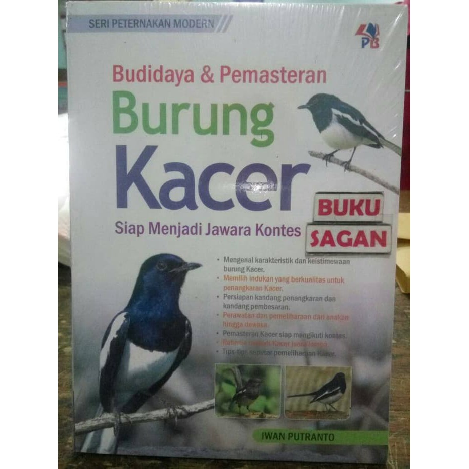 Buku Budidaya Pemasteran Burung Kacer Iwan Putranto Ori In