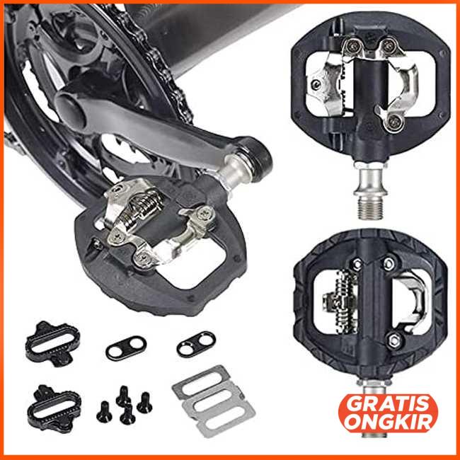 Sepatu Pedal Sepeda Self-Locking 2PCS for Shimano LOOKE - B08Y