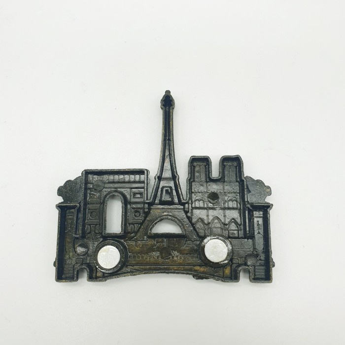3D LOGAM Souvenir Negara magnet Kulkas Tempelan Paris City attraction