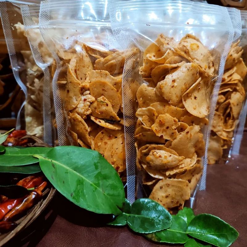 

Basreng Pedas Daun Jeruk