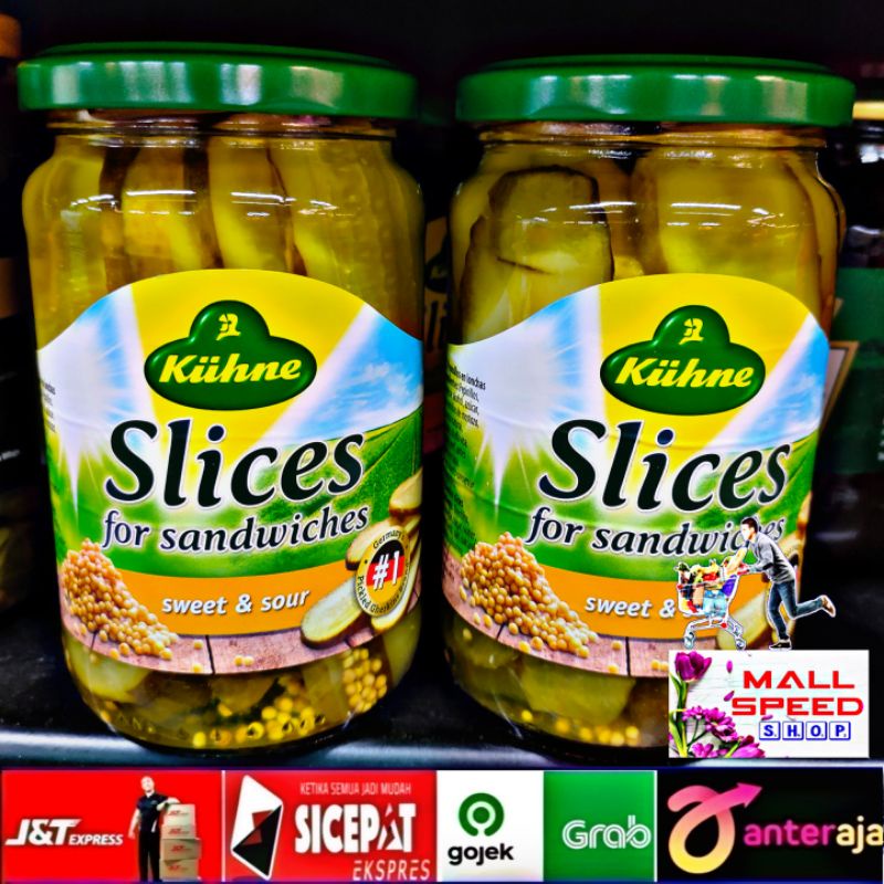 

KUHNE SLICES FOR SANDWICHES 330gr