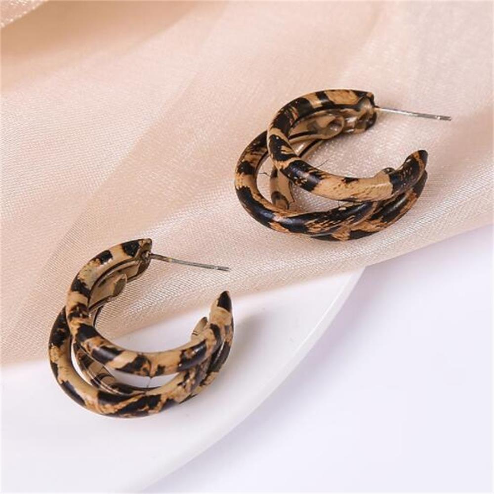 Hadiah Anting LILY Leopard Untuk Wanita Pria Perhiasan Fashion Baru Menjuntai Stud