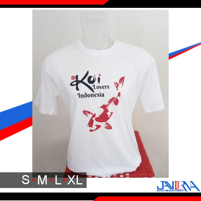 Kaos Distro Original Kaos Ikan Jias Koi kohaku lovers